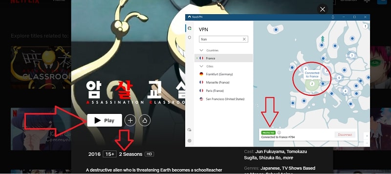 Watch Assassination Classroom on Netflix: Season 1 & 2 from Anywhere in the World