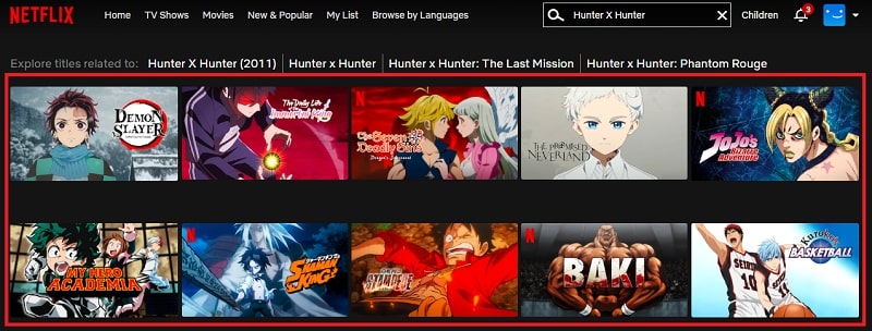 Watch Hunter X Hunter All 6 Seasons on NetFlix From Anywhere in the World