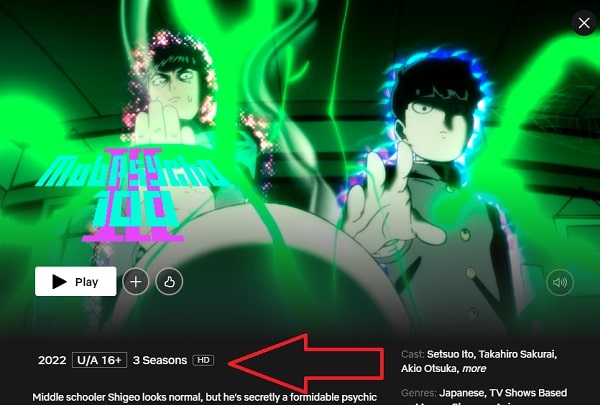 Watch Mob Psycho 100 Both of the 2 Seasons on Netflix From Anywhere in the World