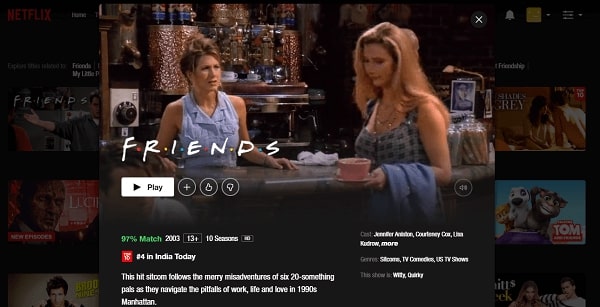 Watch Friends on Netflix 3