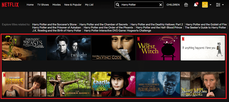 Watch Harry Potter all 8 Parts on Netflix 1