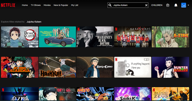 Watch Jujutsu Kaisen on Netflix 1
