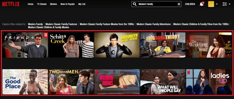 Watch Modern Family on Netflix 1