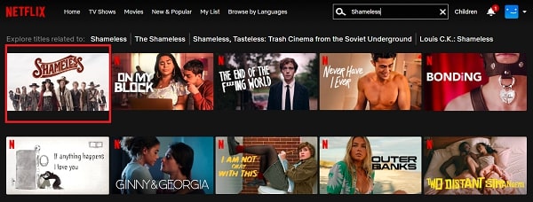 Watch Shameless (U.S.) all Seasons on NetFlix From Anywhere in the World