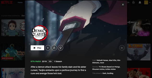 Watch Demon Slayer - Kimetsu no Yaiba on Netflix 3