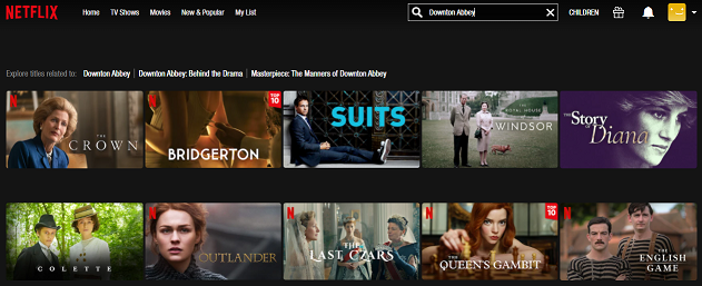 Veja Downton Abbey no Netflix 1