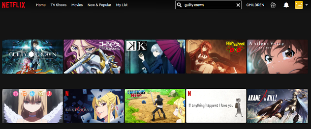 Watch Guilty Crown all Episodes on Netflix 2