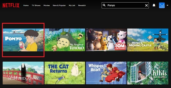 Watch Ponyo on Netflix From Anywhere in the World