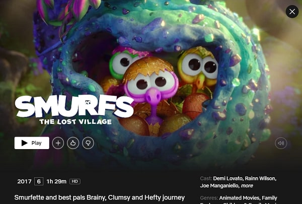 Watch Smurfs: The Lost Village on Netflix From Anywhere in the World