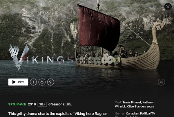 Watch Vikings all 6 Seasons on Netflix From Anywhere in the World