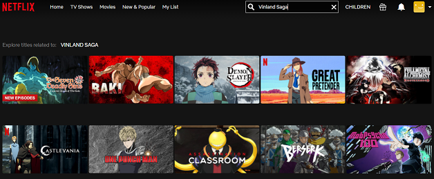 Watch Vinland Saga all Episodes on Netflix 1