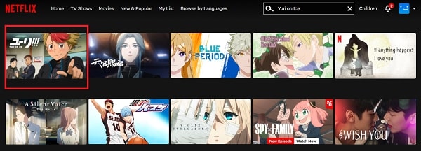 Watch Yuri on Ice all Episodes on NetFlix From Anywhere in the World