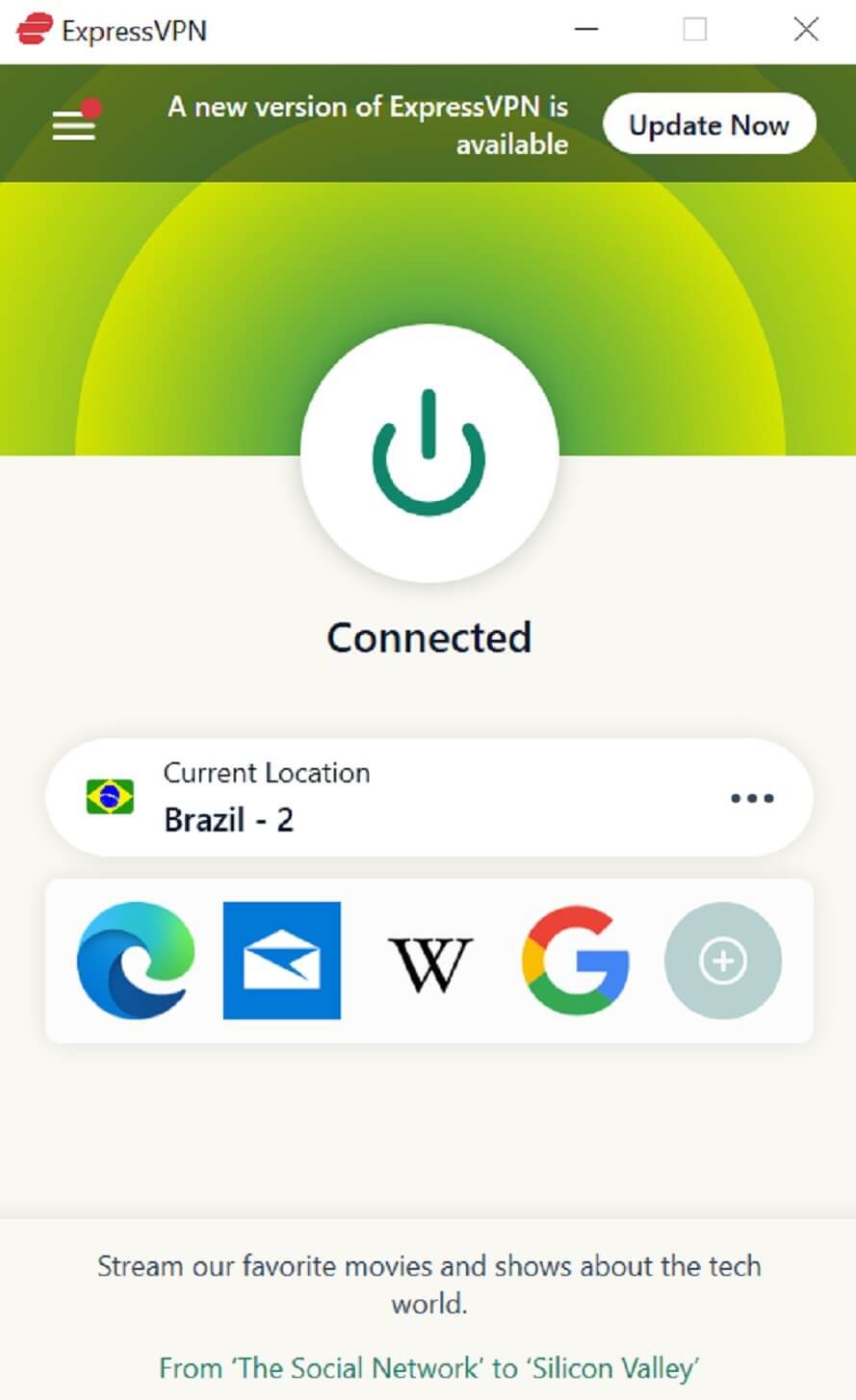 Connect to Brazil Server 2