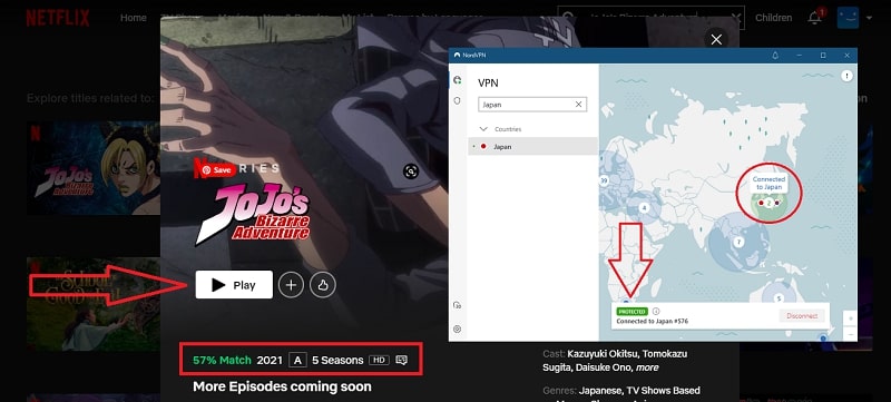 Watch JoJo's Bizarre Adventure Season 5 on Netflix From Anywhere in the World