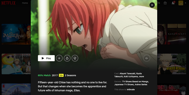 Watch The Ancient Magus' Bride both parts on Netflix 3