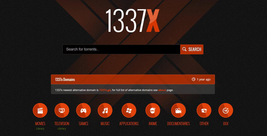 1337x torrent site for Anime