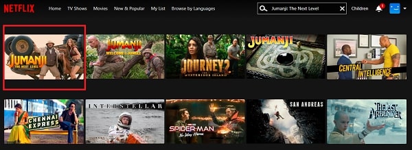 Watch Jumanji: The Next Level on Netflix From Anywhere in the World