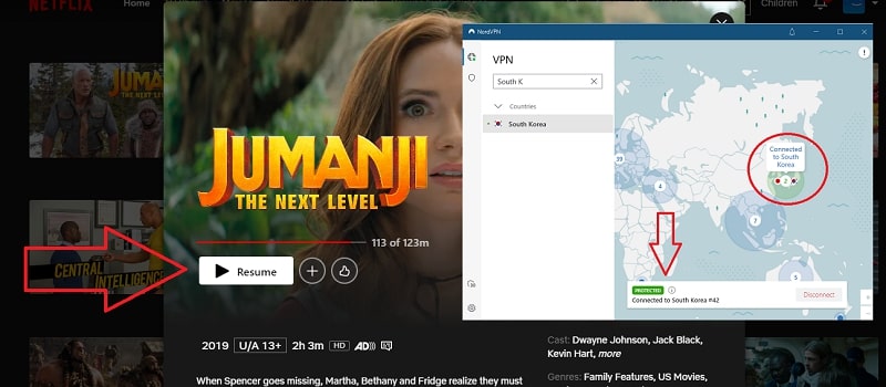 Watch Jumanji: The Next Level (2019) on Netflix From Anywhere in the World
