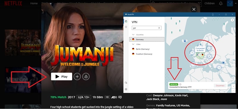 Watch Jumanji: Welcome to the Jungle (2017) on Netflix From Anywhere in the World