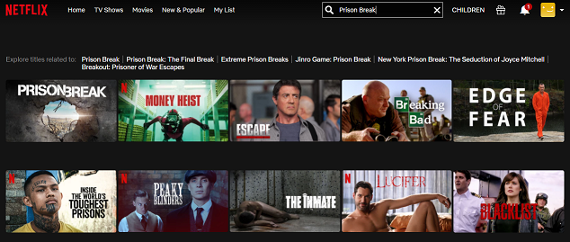 Watch Prison Break all seasons on Netflix 2