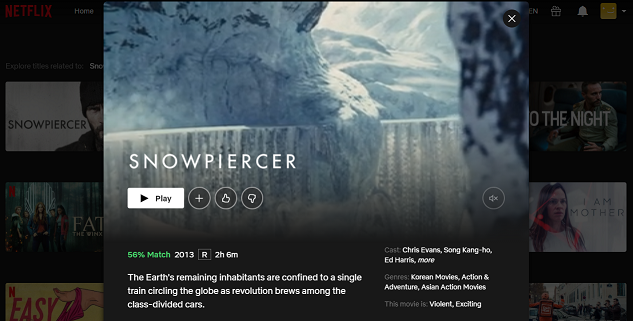 Watch Snowpiercer (2013) on Netflix 3