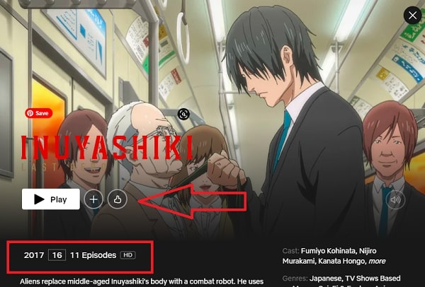 Watch Inuyashiki Last Hero on Netflix: Season 1 All Episodes from Anywhere in the World