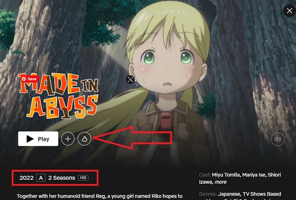 Watch Made in Abyss on Netflix: Season 1 All Episodes from Anywhere in the World
