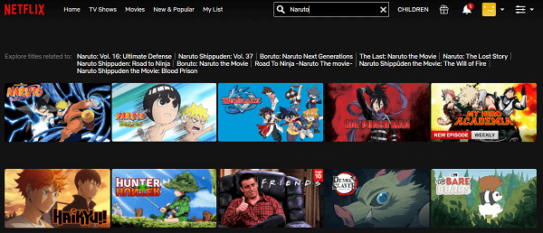 Guarda Naruto su Netflix 2
