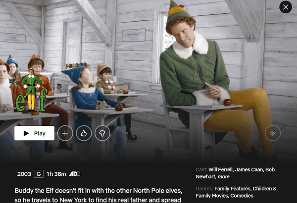 Watch Elf on Netflix