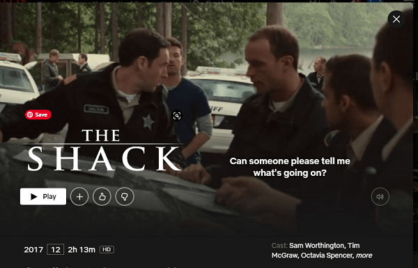 Watch The Shack on Netflix
