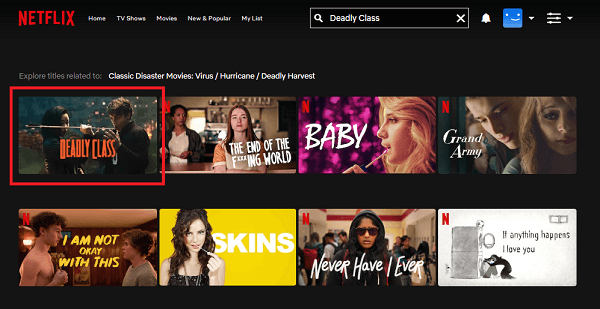 Watch Deadly Class (2019) on Netflix 