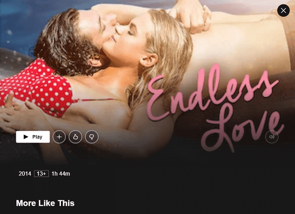 Watch Endless Love (2014) on Netflix