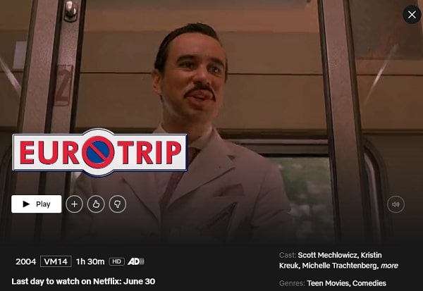 Watch Eurotrip (2004) on Netflix