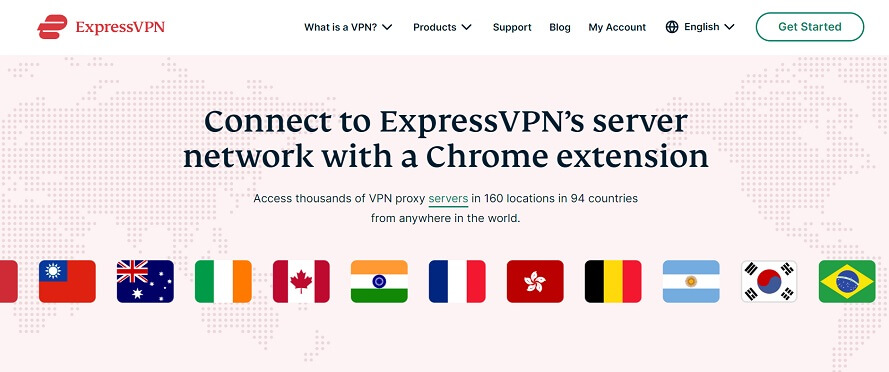 Extensión ExpressVPN para Chrome