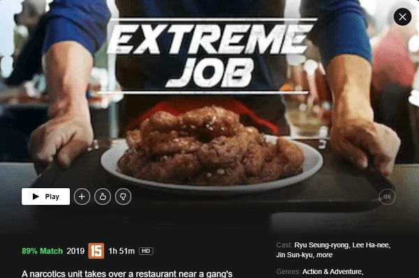 Watch Extreme Job (2019) on Netflix