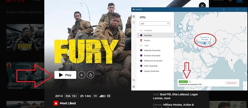 Watch Fury (2014) on Netflix From Anywhere in the World