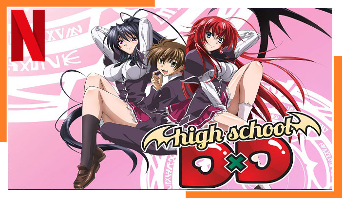 Watch High School DxD all 4 Seasons on Netflix with English Audio & Subtitles