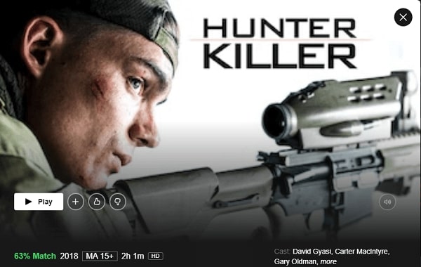 Watch Hunter Killer (2018) on Netflix