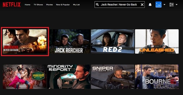 Watch Jack Reacher: Never Go Back (2016) on Netflix