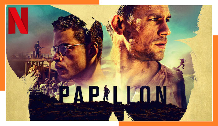 Papillon (2017) is Available to Stream on Netflix Worldwide.