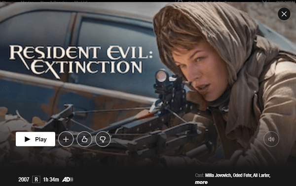 Watch Resident Evil: Extinction (2007) on Netflix