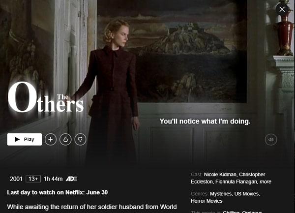 Watch The Others (2001) on Netflix