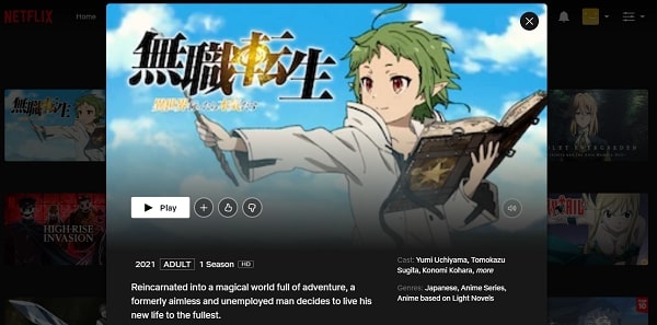 Watch Mushoku Tensei Jobless Reincarnation on Netflix 3