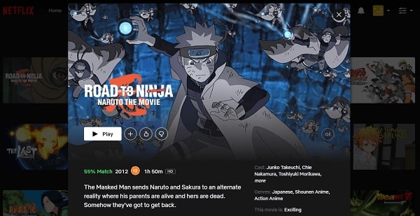 Road To Ninja Naruto The Movie 12 On Netflix Watch From Anywhere In The World