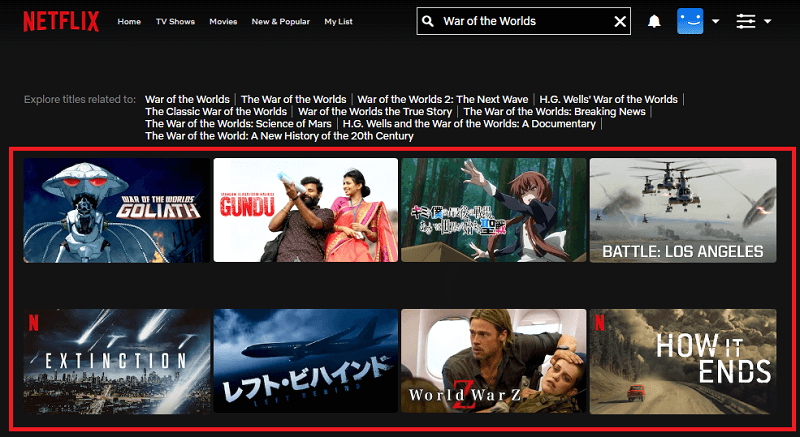 Watch War of the Worlds (2005) on Netflix 