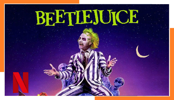 You can watch the 1988 film Beetlejuice on Netflix from any Country in the World.