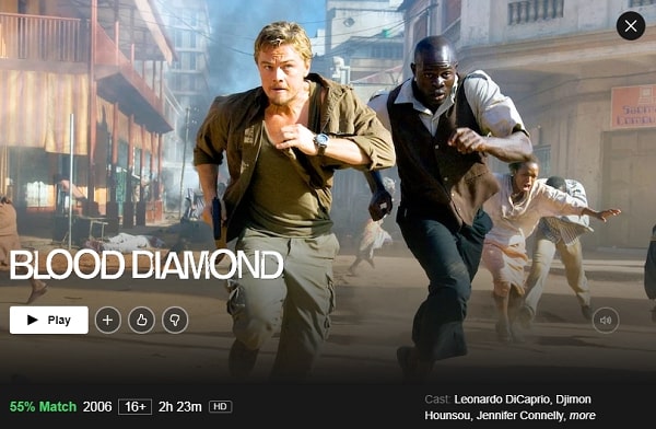 Watch Blood Diamond (2006) on Netflix