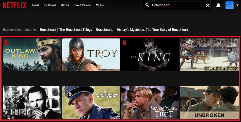 Braveheart (1995): Watch it on Netflix