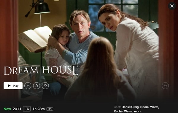 Watch Dream House (2011) on Netflix