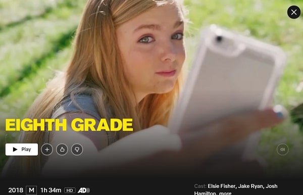 Watch Eighth Grade (2018) on Netflix